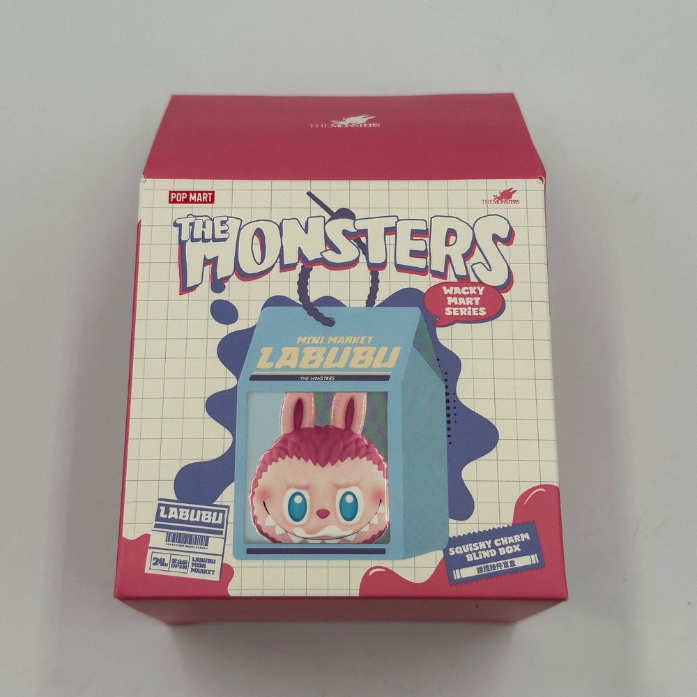 Pop Mart The Monsters Wacky Mart Squish Labubu Blind Box Charm New‎ Sealed